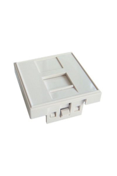 Assmann Keystone Jack Takmak Için Priz Modülü, 1 Port, Panjurlu, 45 X 45 Mm