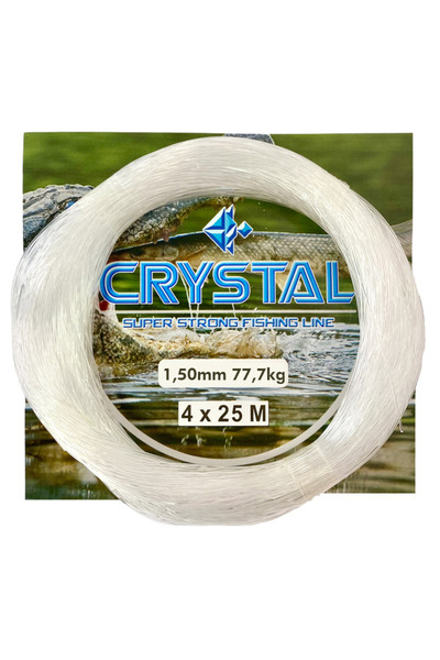 CYRSTAL Beyaz Poşet Misina 1.50 mm