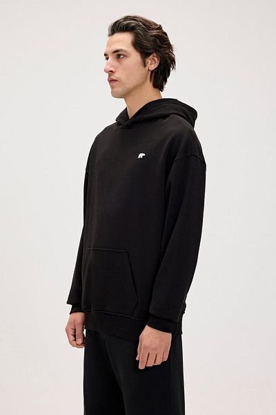 Bad Bear Drake Asphalt Men's Oversize Hooded Sweatshirt