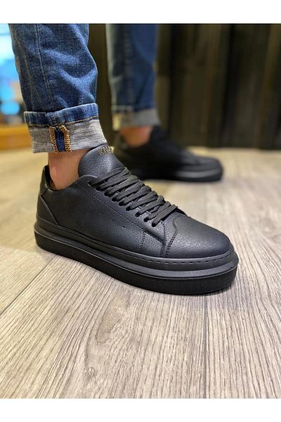 Knack Casual Shoes 421 Black (Black Sole)