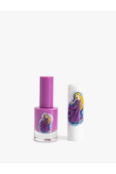 Koton Licensed Rapunzel Nail Polish and Lip Moisturizer Set