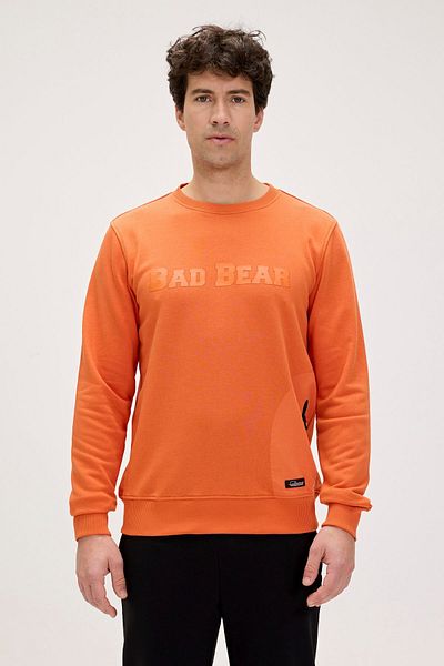 Bad Bear 0 Collar Marlow Men's Sweat - Orange