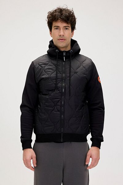 Bad Bear Cyrus Full-Zip Black Men's Hooded Sweatshirt