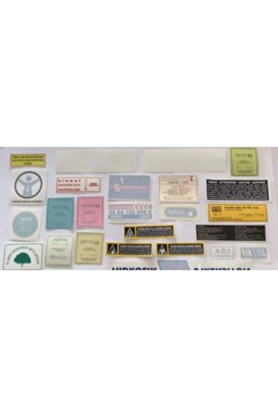 Genel Markalar TEMPRA TİPO TOFAŞ ETİKET TAKIMI FULL