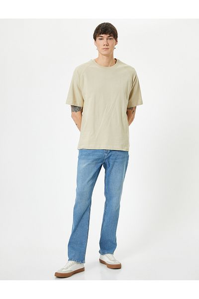 Koton Mark Jean – Straight Fit Jeans mit Röhrenbein