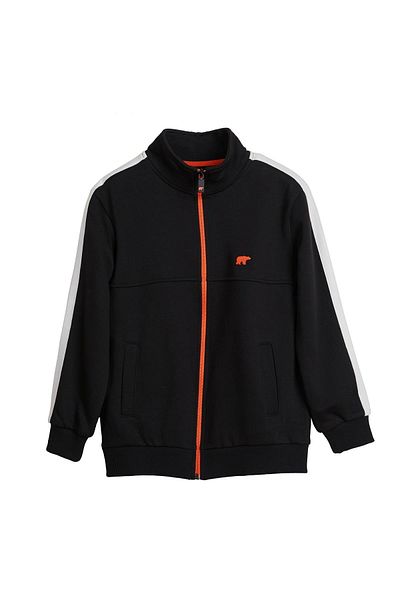 Bad Bear Harvey Black Kids Full-Zip Sweatshirt