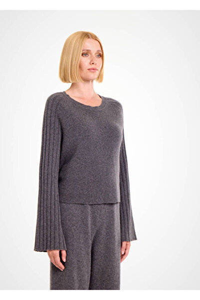 Knitss Σκούρο γκρι oversized Πλεκτά από κασμίρ