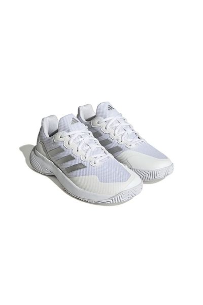 adidas Gamecourt 2 W - Pantofi sport pentru femei HQ8476 FTWWHT/SILVMT/FTWWHT