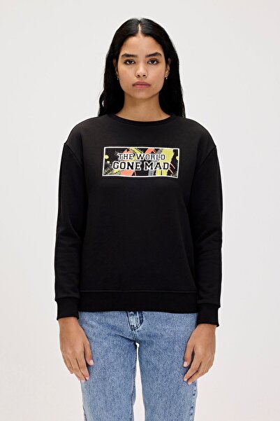 Bad Bear سويت شيرت نسائي أسود من Re-Carina