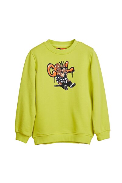 Bad Bear javed Crewneck JR Sulphur Çocuk Sarı Sweatshirt