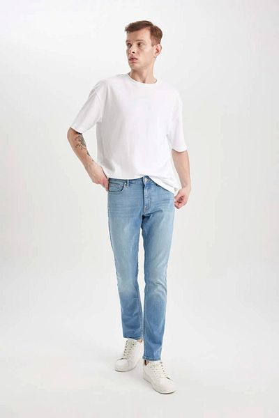 DeFacto B3624 Pedro Slim Fit Skinny Leg Παντελόνι
