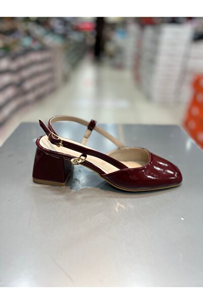 Hacıoğlu Ayakkabı Pantofi cu toc pentru femei Serrace cu toc mediu Blunt Mold