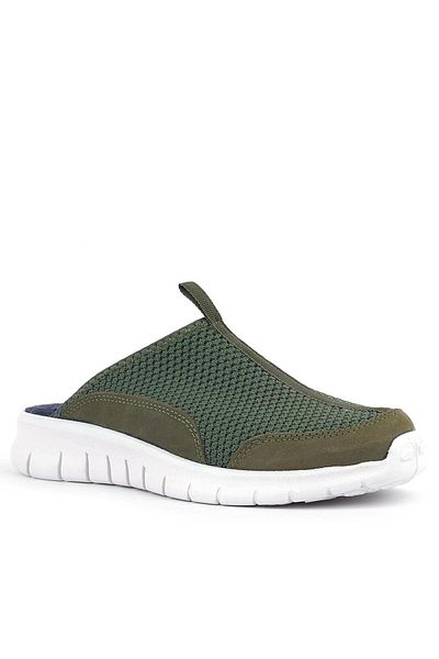 Shoes Center Αθλητικές παντόφλες Khaki Green Medical Comfort