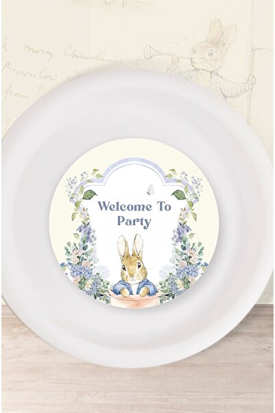 neşeli günlerim Αυτοκόλλητο πιάτου με θέμα Peter Rabbit Rabbit 15 τμχ * Αυτοκ...