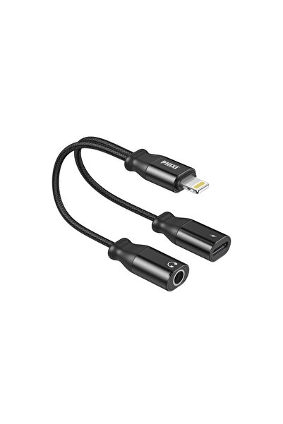 Phixi Basic CA115 Ligthning to Lightning ve 3,5mm Jack Çevirici Kablo