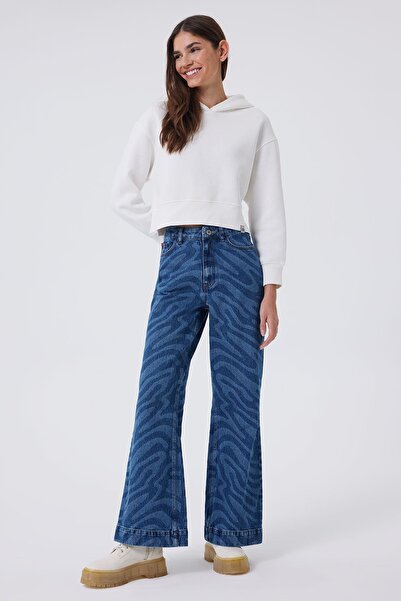 Lee Cooper ساندي المرأة الدينيم السراويل هيلاري زيبرا