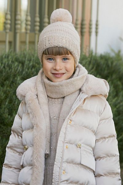 MAYORAL Abel&Lula Fur Collar Girl's Coat_Mnvs5837