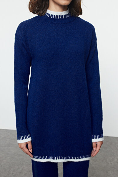 Trendyol Modest Σετ πλεκτών Saks με μαλακή υφή - με λεπτομέρεια ραψίματος, TCTAW25US00016