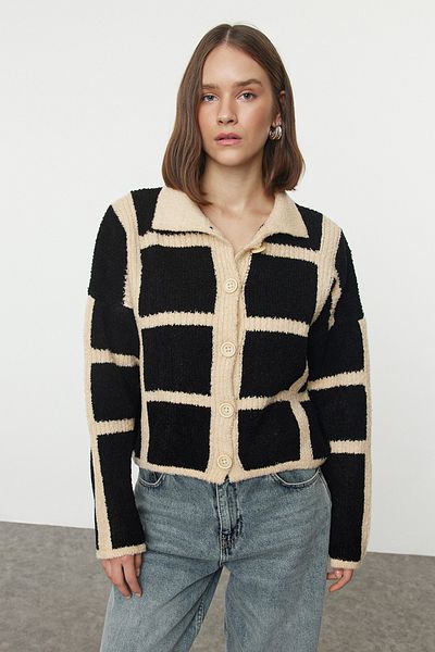 Trendyol Collection Soft Textured Stone Knitwear Cardigan - Twoaw25hi00334