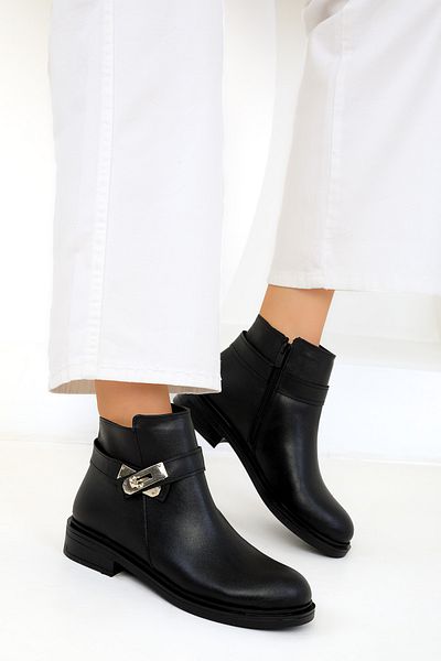SOHO Schwarze Damenstiefel 19599 – Bootie-Modell