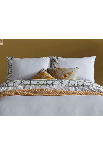 Doqu Home Double Angel Embroidered Duvet Cover Set