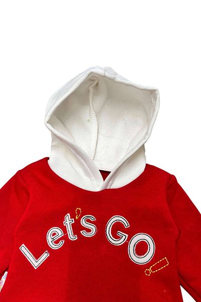 peki baby&kids Winter Cotton Letsgo Hooded Baby Set - Add 5 Pay 4, Gift 14882