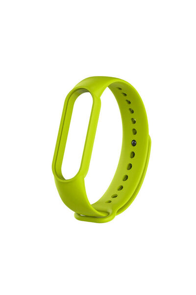 Techmaster Xiaomi Mi Band 5 Mi Band 6 Mi Band 7 Uyumlu Silikon Kordon Kayış