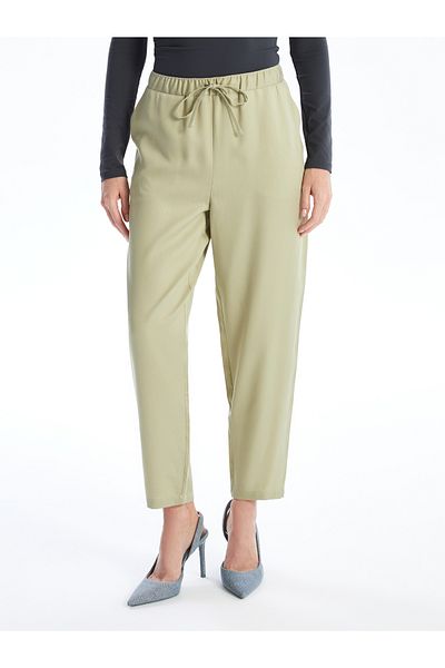 LC Waikiki Damenhose mit Karottenschnitt und elastischem Bund