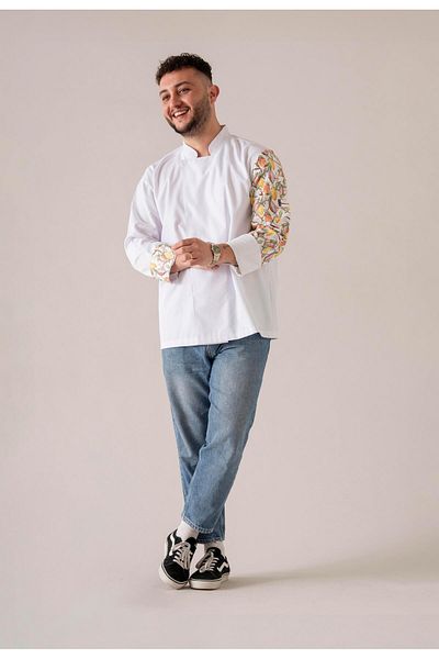 APP-RON C-19 Cocoa Patterned White Transparent Jacket