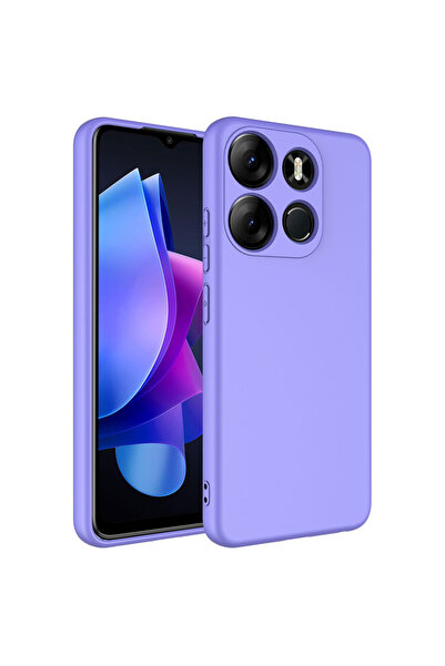 Hatreds Tecno Spark Go 2023 Uyumlu İçi Kadife Kamera Korumalı Renkli Silikon ...