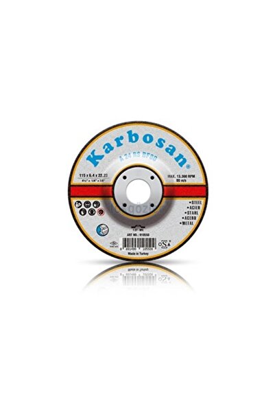 KARBOSAN Metal (Nk) Taşlama Taşı 180x6.4x22.23 mm (10lu Paket)