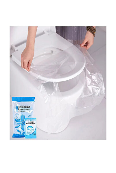 Yıldızhane Şeffaf Klozet Kapak Kılıfı Naylon Klozet Kapak Örtüsü (50 ADET)