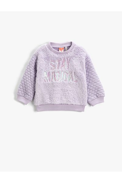 Koton Baby Girl Lilac Sweatshirt 3WMG10205AK