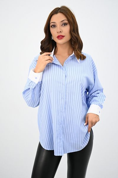 Koza Butik Cămașă - Albastru - Regular fit