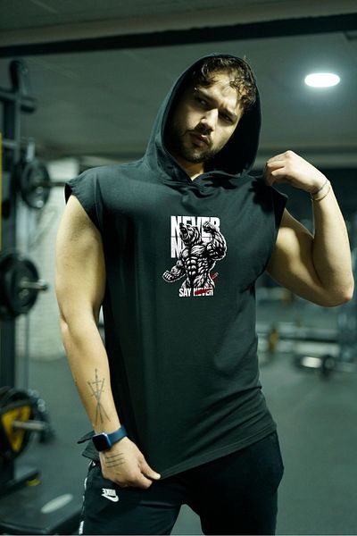 Oxlade Sleeveless Athlete Tank Top Tank Fitness Never Say Never