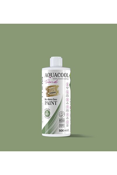 Aquacool Trend MAC Boya RAL 6021 Soluk Yeşil 500ml