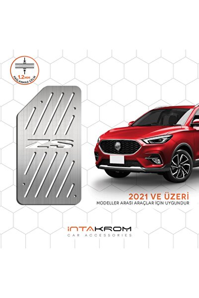İntachrom MG ZS  Krom Ayak Dinlendirme Pedalı - 2021 ve Üzeri