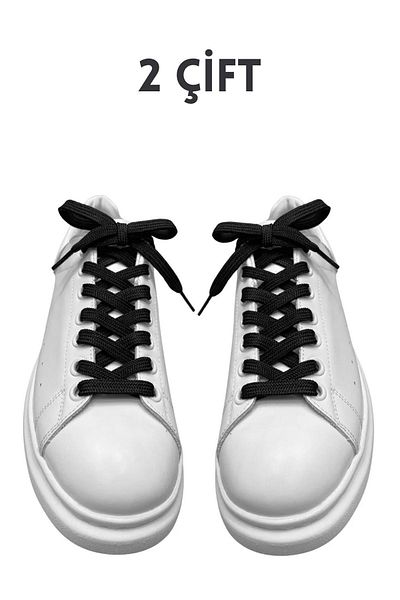 Zerenyus 110 Cm Flat Sneakers - Original Sneakers, High Quality Laces, 2 Pairs of Ties