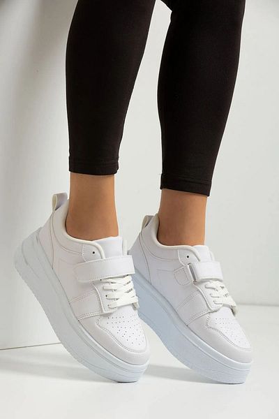 Zerenyus Pantofi sport de damă - pantofi ușori, eleganti, cu velcro, cu talpă înaltă