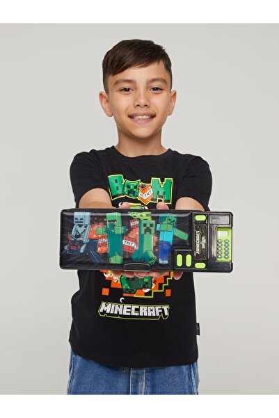 SMIGGLE Minecraft Hesap Makineli Pop Out Kalem Kutusu