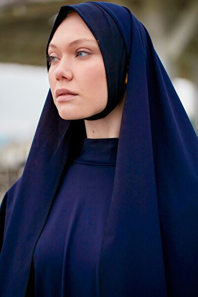 Marina Πρακτικό σάλι αλεξίπτωτου Navy Blue - Bone B2404