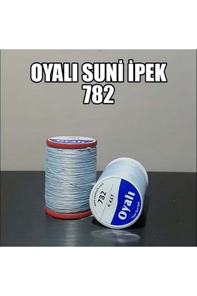 OYALI ΤΕΧΝΗΤΟ ΜΕΤΑΞΩΤΟ ΝΟ:782 - Κλωστή κεντήματος με κέντημα 4 στρώσεων
