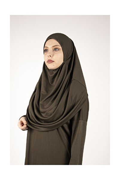 İhvan Khaki Color Children's Prayer Dress - Waiter Boy