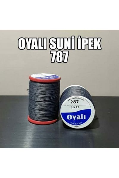OYALI ΤΕΧΝΗΤΟ ΜΕΤΑΞΩΤΟ ΝΟ:787 - Κλωστή κεντήματος με κέντημα 4 στρώσεων