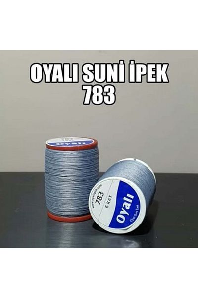 OYALI ΤΕΧΝΗΤΟ ΜΕΤΑΞΩΤΟ ΝΟ:783 - Κλωστή κεντήματος 4 στρώσεων