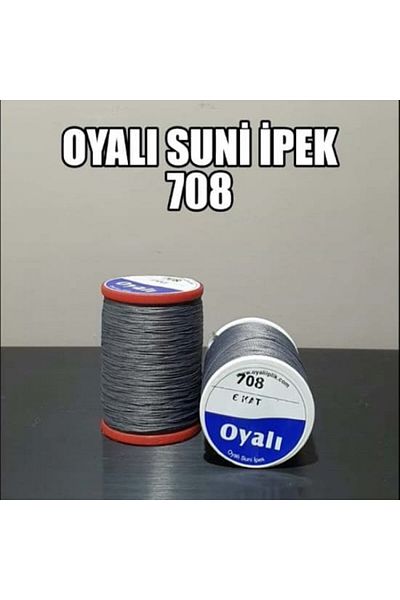 OYALI ΤΕΧΝΗΤΟ ΜΕΤΑΞΩΤΟ ΝΟ:708 - Κλωστή κεντήματος 4 στρώσεων