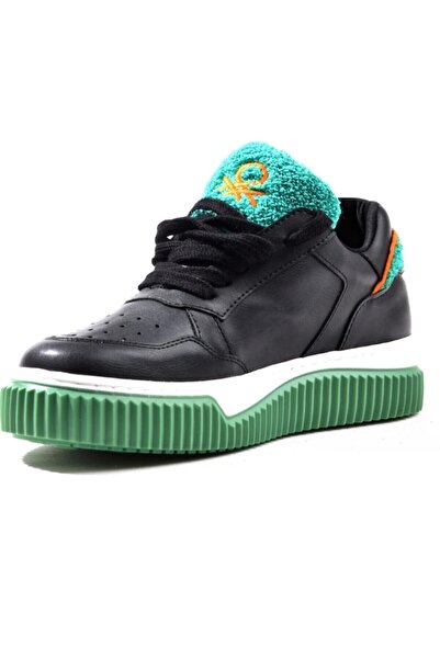 United Colors of Benetton Benetton 31202 Siyah Kadın Sneaker Spor Ayakkabı