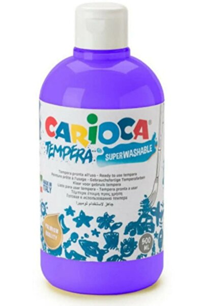 CARIOCA Süper Yıkanabilir Parmak Boya (Mor) 500 ml