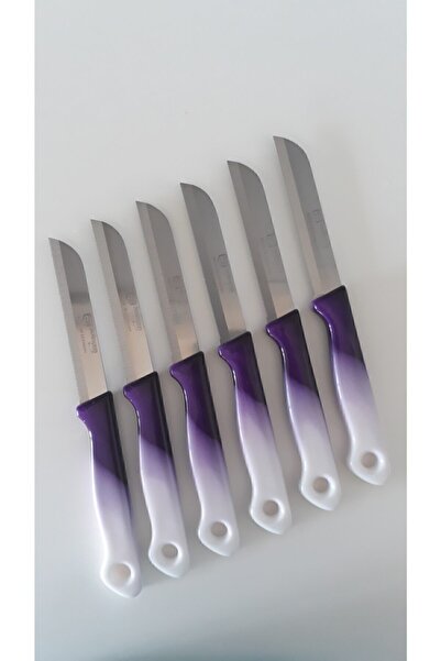 Solingen Mor Ebruli Meyve Bıçağı 6'lı