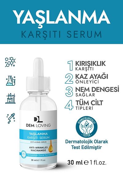 DEM LOVİNG Anti-Illuminating Serum - Anti-Aging and Wrinkle 30 ml
